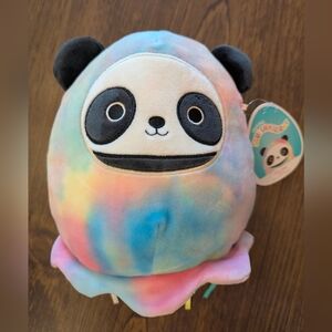 Tie-Dye Stanley Panda Squishmallow Plush-7.5 Inch